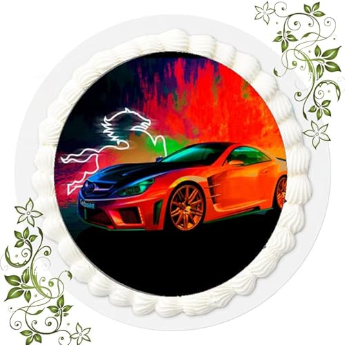 ich Fondant Tortenbild, Zuckerbild Essbares Foto für Torten, Tortenaufleger Ø 20cm - Auto Cars Nr. 15 ich Fondant Tortenbild, Zuckerbild Essbares Foto für Torten, Tortenaufleger Ø 20cm - Auto Cars Nr. 15 von ich
