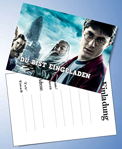 ich 10 Einladungskarten für Geburtstag Partys und Kindergeburtstag kompatibel mit Harry Potter Nr. 2 ich 10 Einladungskarten für Geburtstag Partys und Kindergeburtstag kompatibel mit Harry Potter Nr. 2 von ich