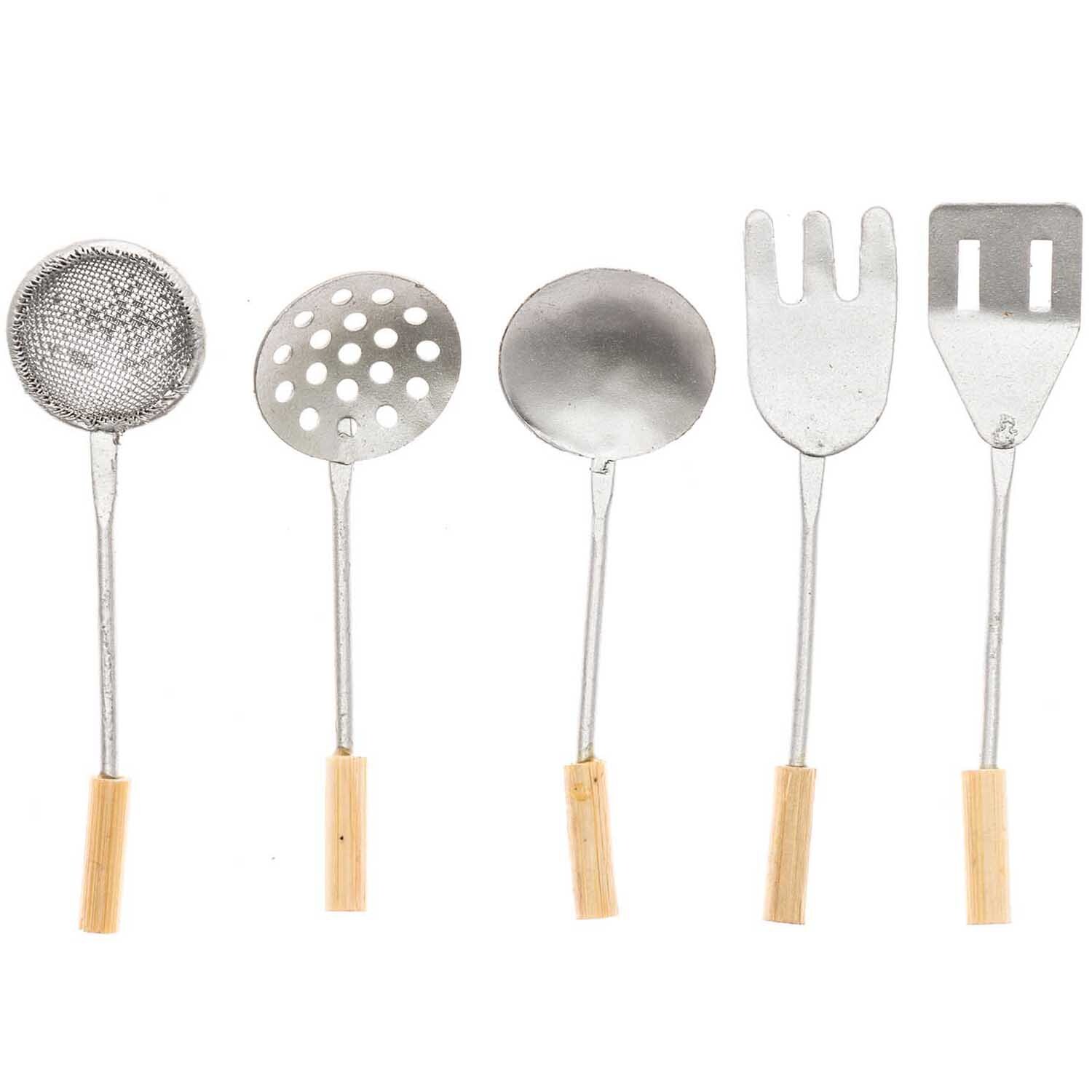 Deko Kochutensilien mini 3,5cm 6 Stück Deko Kochutensilien mini 3,5cm 6 Stück von idee. Creativmarkt