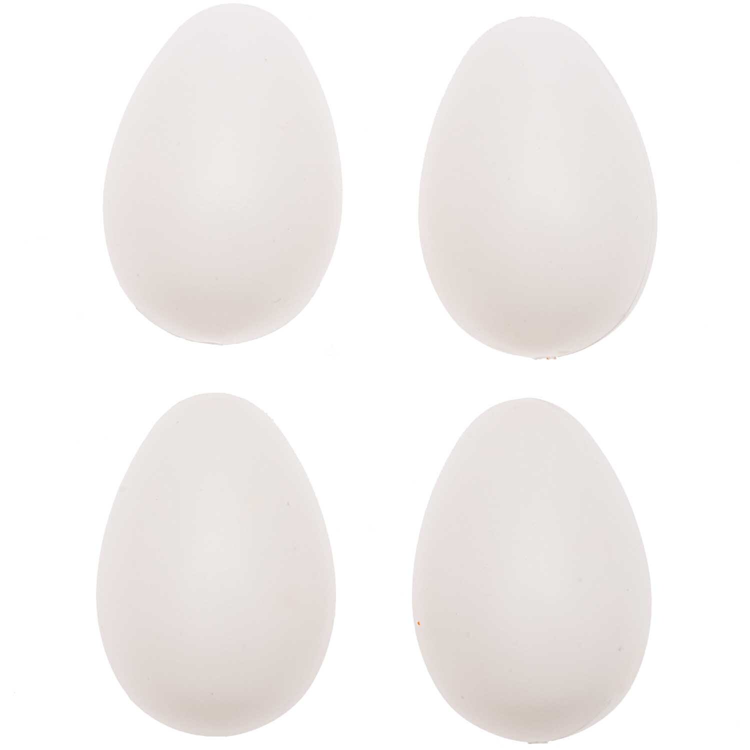 idee. Creativmarkt Kunststoffeier weiß 6cm 20 Stück von idee. Creativmarkt