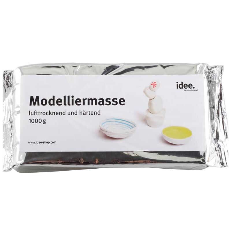 Modelliermasse lufttrocknend 1kg von idee. Creativmarkt