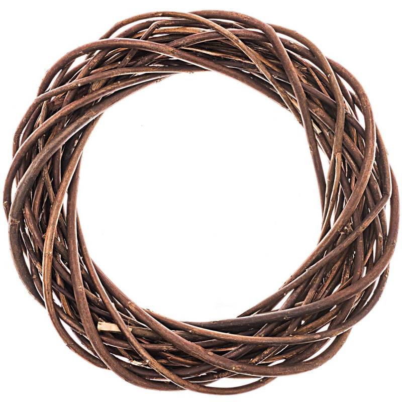 Weidenkranz ungeschält natur 25cm von idee. Creativmarkt