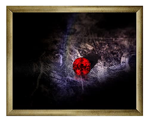 arte-tuo Bilderrahmen Rubin | 60x120 cm | Antik Gold | klares Kunstglas | Puzzle Diamond Painting Poster von arte-tuo