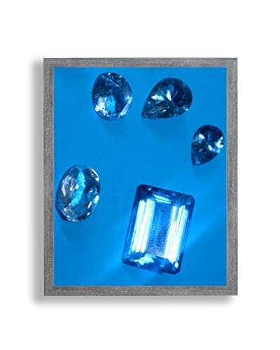 arte-tuo Bilderrahmen Topas N Xtra | 60x120 cm | Granit Grau | extra starkes klares Kunstglas | Poster Diamond Painting von arte-tuo