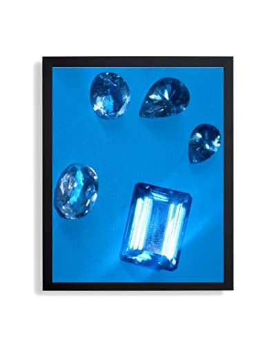 Bilderrahmen Topas N Xtra | 80x120 cm | Schwarz matt | extra starkes klares Kunstglas | Poster Diamond Painting von arte-tuo
