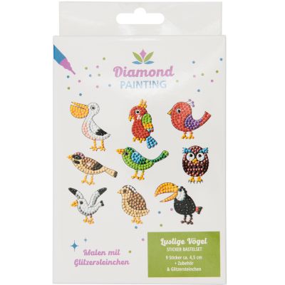 Diamond Painting Sticker Lustige Vögel Diamond Painting Sticker Lustige Vögel von iden