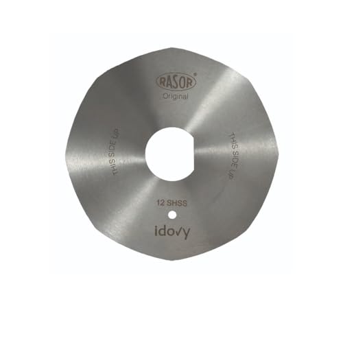 idovy ® - Rasor klinge 120 mm aus HSS Stahl und 8 Seiten - 12SHSS von idovy