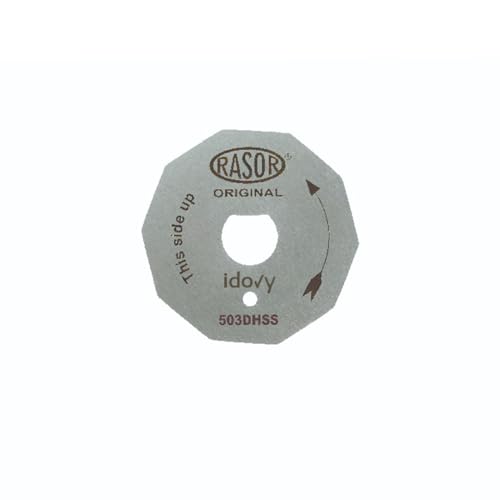 idovy ® - Rasor klinge 50 mm aus HSS Stahl und 10 Seiten - 503DHSS von idovy