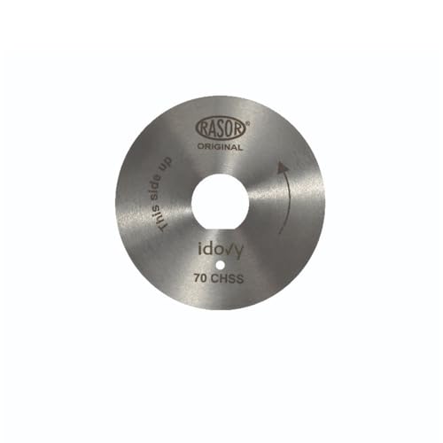 idovy ® - Rasor klinge 70 mm aus HSS Stahl Rund - 70CHSS von idovy