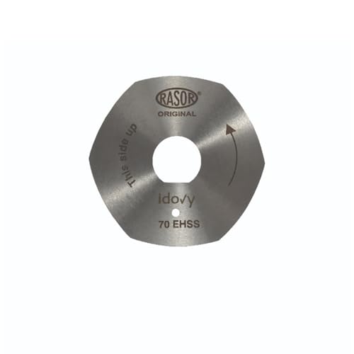 idovy ® - Rasor klinge 70 mm aus HSS Stahl und 6 Seiten - 70EHSS von idovy