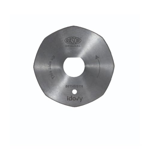 idovy ® - Rasor klinge 86 mm aus HSS Stahl Titan 8 Seiten - 86THSSTN von idovy