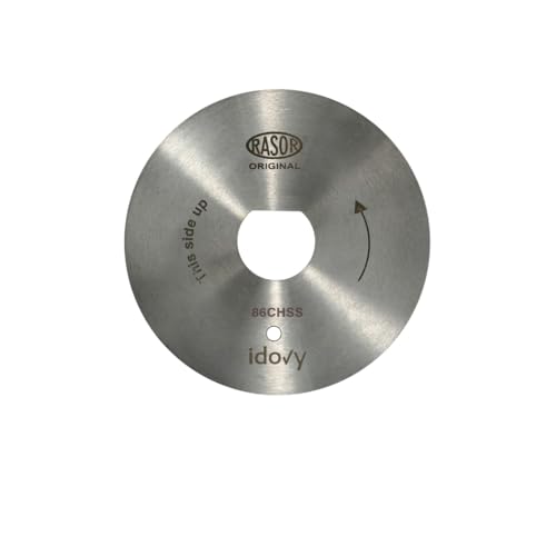 idovy ® - Rasor klinge 86 mm aus extra Stahl Rund - 86CHSS von idovy