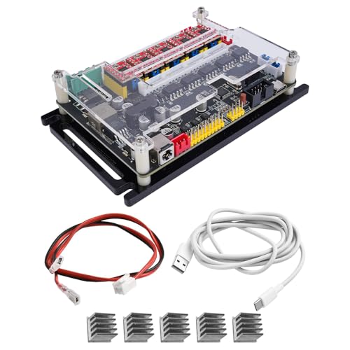 Ieron GRBL-Steuerplatine für CNC-Graviermaschine, 300 W, 500 W, 4-Achsen-32-Bit-Spindelsteuerung Ieron GRBL-Steuerplatine für CNC-Graviermaschine, 300 W, 500 W, 4-Achsen-32-Bit-Spindelsteuerung von Ieron