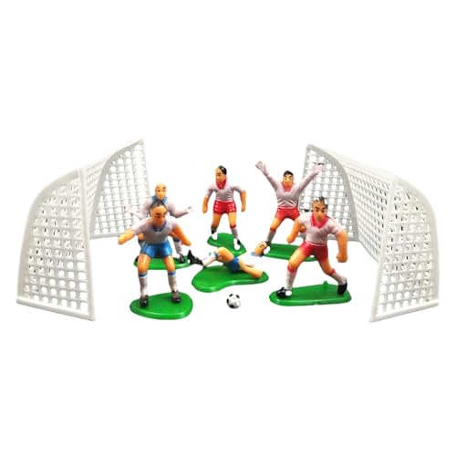 iewrtcin 8 Stück Fußball-Kuchenaufsatz, Fußball-Cupcake-Topper, Dekorationen, Kuchen-Einsatzkarten, Fußball-Geburtstagskuchen-Szenen-Dekoration für Jungen und Mädchen, Geburtstagsparty-Dekoration iewrtcin 8 Stück Fußball-Kuchenaufsatz, Fußball-Cupcake-Topper, Dekorationen, Kuchen-Einsatzkarten, Fußball-Geburtstagskuchen-Szenen-Dekoration für Jungen und Mädchen, Geburtstagsparty-Dekoration von iewrtcin