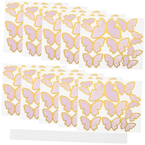 ifundom Eleganter Schmetterlings-tortenaufsatz 10 Blatt Papierdekorationen Für Geburtstags- Hochzeits- Und Party-kuchendekorationen ifundom Eleganter Schmetterlings-tortenaufsatz 10 Blatt Papierdekorationen Für Geburtstags- Hochzeits- Und Party-kuchendekorationen von ifundom