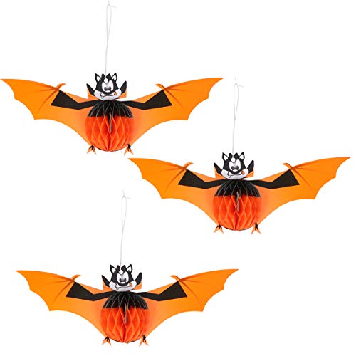 1stk Halloween-wabenball Halloween-party-laterne Halloween-dekorationen Im Freien Halloween-papierlaterne Halloween Wabenanhänger Anhänger Aus Wabenpapier Hängende Laterne Draussen von ifundom