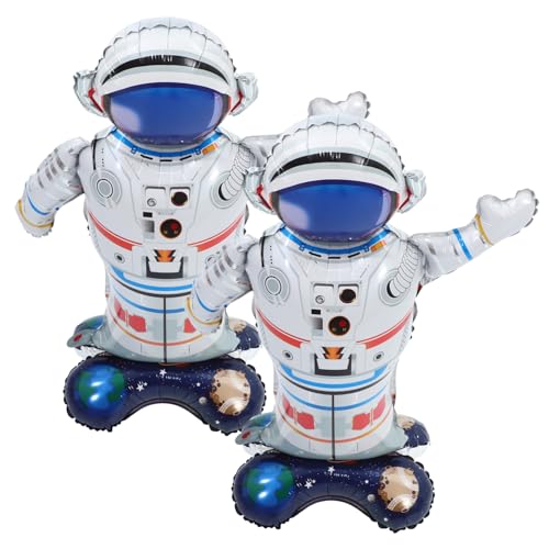 2 Stück Astronauten Ballons im Weltraum Design Cartoon Luftballons für Jungen Geburtstagsfeiern Dekoration für Themenpartys für Fotos und Festliche Anlässe 2 Stück Astronauten Ballons im Weltraum Design Cartoon Luftballons für Jungen Geburtstagsfeiern Dekoration für Themenpartys für Fotos und Festliche Anlässe von ifundom
