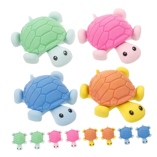 24Stücke Cartoon Schildkröten Radiergummis Lustige Schildkröten Schreibwaren für Kreative Geschenkidee Langlebige und Radiergummis Zufälligen Farben 24Stücke Cartoon Schildkröten Radiergummis Lustige Schildkröten Schreibwaren für Kreative Geschenkidee Langlebige und Radiergummis Zufälligen Farben von ifundom