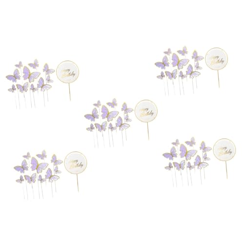 5 Sätze Schmetterlings Cake Picks Teiliges für Partys Feiern Kreative Tortendekorationen für Unvergessliche Sicher und Praktisch Einsetzbar 5 Sätze Schmetterlings Cake Picks Teiliges für Partys Feiern Kreative Tortendekorationen für Unvergessliche Sicher und Praktisch Einsetzbar von ifundom