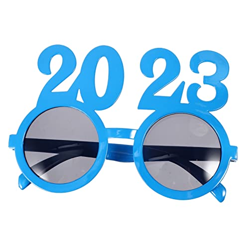 ifundom 1 Paar 2023 Digitale Brille Herren-stirnband Frohes Neues Brille 2023 Partybrillen Party-brillengestell Neujahrsvorräte Damen Stirnbänder 360 Fotokabine Lieferungen Kind Glas Stk von ifundom