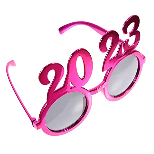 ifundom 1 Paar 2023 Digitale Brille Neujahrsvorräte 2023 Brillenstütze 2023 Partybrille Brille Für Das Neue Jahr Haarreif Silvester Abschlussbrille 2023 3d-brille Stk Kind Lustig Foto von ifundom