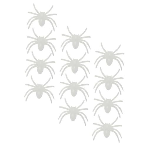 ifundom 1 Satz 12St Leuchtende Spinne Halloween-Tischdekorationen Halloween-Dekorationsspinne Halloween Costume Halloween Kleidung realistische künstliche Spinnen gefälschte Spinnen Weiß ifundom 1 Satz 12St Leuchtende Spinne Halloween-Tischdekorationen Halloween-Dekorationsspinne Halloween Costume Halloween Kleidung realistische künstliche Spinnen gefälschte Spinnen Weiß von ifundom