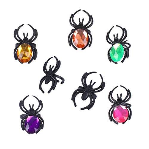 ifundom 1 Satz Halloween-Spinnenring halloween costume halloween kleidung halloween kostuem halloween dekoration Ringe für Mädchen Halloween-Partygeschenke Kristallring Ringspinne Plastik ifundom 1 Satz Halloween-Spinnenring halloween costume halloween kleidung halloween kostuem halloween dekoration Ringe für Mädchen Halloween-Partygeschenke Kristallring Ringspinne Plastik von ifundom