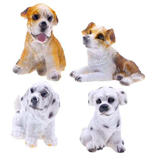 ifundom Tierfiguren Für Kinder – 4 Mini-hunde Aus Kunstharz Welpen-ornamente Für Schreibtisch Und Garten ifundom Tierfiguren Für Kinder – 4 Mini-hunde Aus Kunstharz Welpen-ornamente Für Schreibtisch Und Garten von ifundom