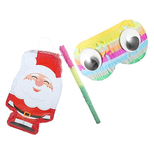 ifundom 1 Satz Traditionelle Pinata-pinata Mit Süßigkeitenfüllung, Weihnachtsmann-pinata-spiel-requisiten-dekoration ifundom 1 Satz Traditionelle Pinata-pinata Mit Süßigkeitenfüllung, Weihnachtsmann-pinata-spiel-requisiten-dekoration von ifundom