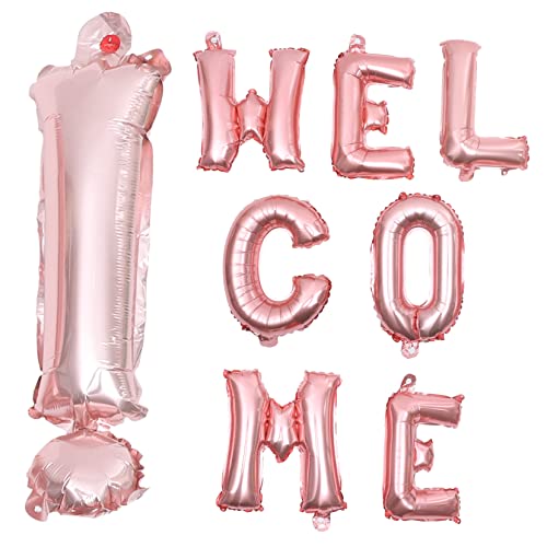 ifundom 1 Satz Willkommen Im Ballon Diwali-luftballons Dekoration Led-ballonlichter Rosa Ballonbogen-kit Luftballons Zum Leuchten Bringen Helium Party Wandballon Rose Gold Aluminiumfolie ifundom 1 Satz Willkommen Im Ballon Diwali-luftballons Dekoration Led-ballonlichter Rosa Ballonbogen-kit Luftballons Zum Leuchten Bringen Helium Party Wandballon Rose Gold Aluminiumfolie von ifundom