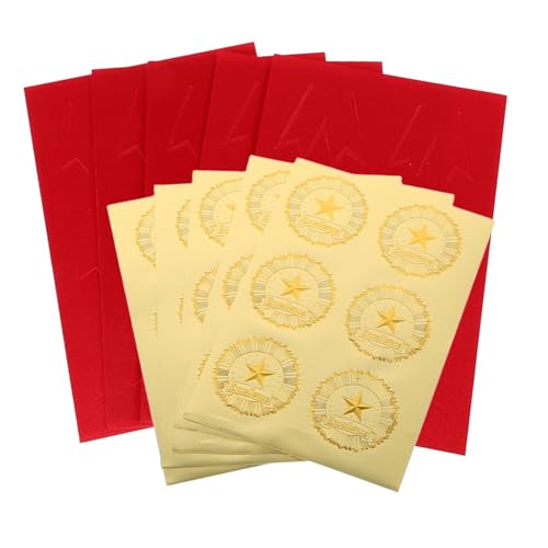 ifundom 30er-Pack Diploma Excellence Seals Klebesiegel-Aufkleber Dekorative Abschlussauszeichnungen Für Zertifikate von ifundom