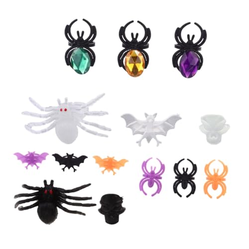 ifundom 1 Set 50 Stücke Halloween Spinne Bat Halloween Spinne Ring Kunststoff Halloween Party Supplies Halloween Spinnen ifundom 1 Set 50 Stücke Halloween Spinne Bat Halloween Spinne Ring Kunststoff Halloween Party Supplies Halloween Spinnen von ifundom