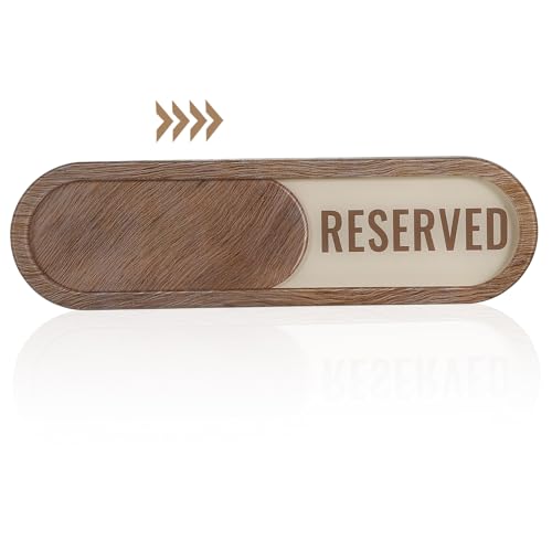 ifundom 1 Set Schiebeschild Schiebetürschild Rezeption Staffelei Füller Beschilderung Schiebetürschloss Badezimmerschilder Garage Nautisches Türschild Konferenzraumschild von ifundom
