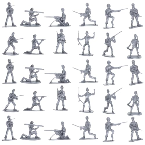 ifundom 100St Mini-Soldatenmodell Minifigur Sandtisch Soldat Tischdekorationen aus Sand Miniaturszenen, Soldatenmodelle realistische Soldatenfigur Sandtisch-Soldatenfigur Plastik Silver ifundom 100St Mini-Soldatenmodell Minifigur Sandtisch Soldat Tischdekorationen aus Sand Miniaturszenen, Soldatenmodelle realistische Soldatenfigur Sandtisch-Soldatenfigur Plastik Silver von ifundom