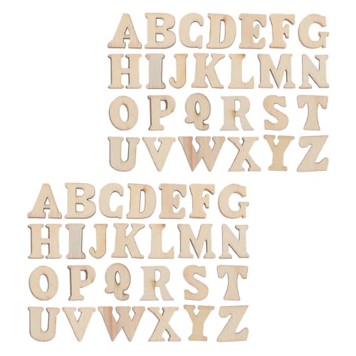 ifundom 104Stücke Holzbuchstaben zum Basteln Natürliche Holz Ausschnitte für DIY Dekoration für Wandgestaltung für Partys und Kreative Projekte ifundom 104Stücke Holzbuchstaben zum Basteln Natürliche Holz Ausschnitte für DIY Dekoration für Wandgestaltung für Partys und Kreative Projekte von ifundom