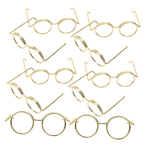 ifundom Drahtbrille Puppe Puppen Mini Brillen Mini Sonnenbrillen Für Puppen Klassische Metallrahmen Ohne Gläser Puppenzubehör Für Kreatives Und Verkleiden Doll Eyewear Accessoires ifundom Drahtbrille Puppe Puppen Mini Brillen Mini Sonnenbrillen Für Puppen Klassische Metallrahmen Ohne Gläser Puppenzubehör Für Kreatives Und Verkleiden Doll Eyewear Accessoires von ifundom