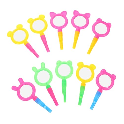 ifundom 10pcs Kinder Pfeife Mit Lupen -bildungsspielzeug Für Kindergartenpartyspielpreise Kleines Interaktive -lernwerkzeuge Spielzeug (gemischter Stil) von ifundom