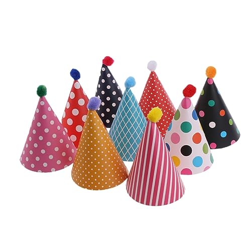 ifundom Partyhüte Für Erwachsene Und Jungen Und Mädchen 11 Stück Kuchen-geburtstagsparty-kegelhüte Mit Für Fotogelegenheiten von ifundom