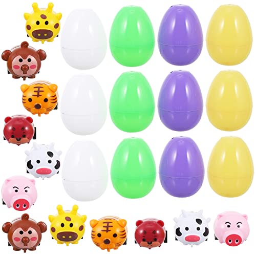 ifundom 12 Sätze Eier aus Tierkarren ostereier für ostergeschenke Mini-Eier Mater- aus Autos ostern gefülltes ei Ostertierspielzeug Plastik Colorful ifundom 12 Sätze Eier aus Tierkarren ostereier für ostergeschenke Mini-Eier Mater- aus Autos ostern gefülltes ei Ostertierspielzeug Plastik Colorful von ifundom