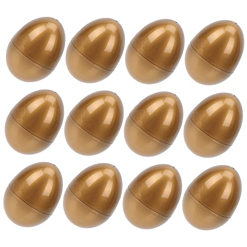ifundom 12 Stk Ostereier Osterei Ornamente Künstliche Eier Osterei- Osterbasteln Für Eierkartons Osterspielzeug Für Osterdekorationen Osterkorb Plastik Golden ifundom 12 Stk Ostereier Osterei Ornamente Künstliche Eier Osterei- Osterbasteln Für Eierkartons Osterspielzeug Für Osterdekorationen Osterkorb Plastik Golden von ifundom