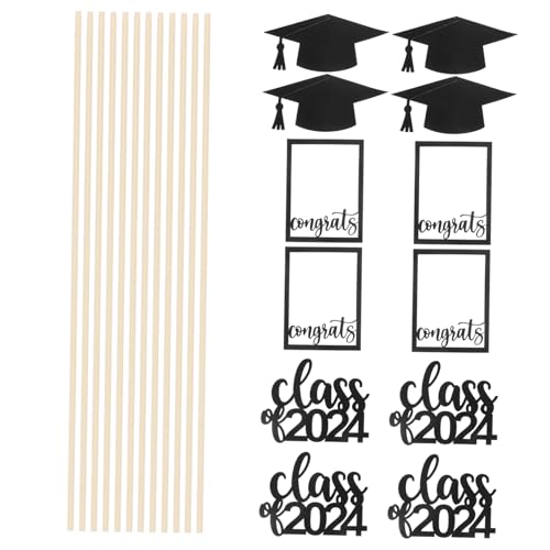 ifundom 12 Stücke Bachelor Der Hut Vase Picks Grad Mittelstücke Graduierung Dekorationen Papier Kuchen Dekorationen Für Grad Party ifundom 12 Stücke Bachelor Der Hut Vase Picks Grad Mittelstücke Graduierung Dekorationen Papier Kuchen Dekorationen Für Grad Party von ifundom