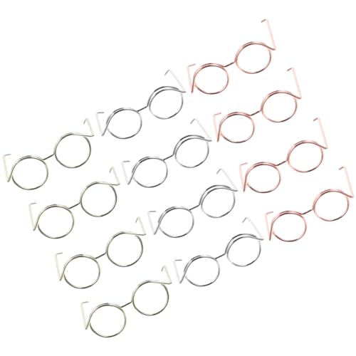 ifundom 12stücke Puppenbrillen Aus Leichtem Material Mini Brillen Für Puppen Für DIY Und Rollenspiele Kreative Bastelprojekte von ifundom