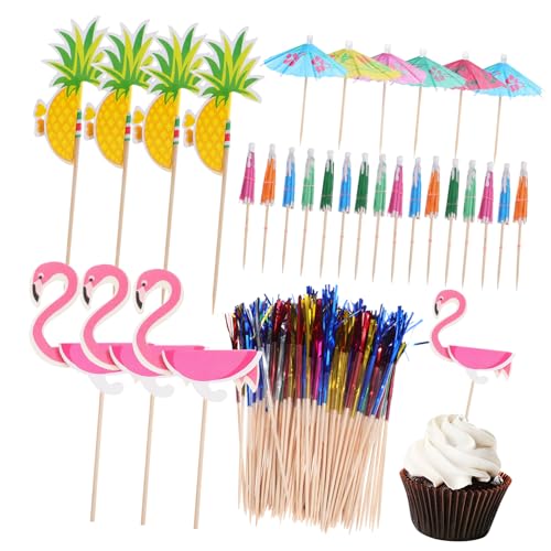 ifundom 140 Stück Cupcake Toppers Set Bunte Dessert Picks mit Hawaiianischem Flair Flamingo Motiven und Getränkeschirmen für Geburtstagsfeiern und Hochzeiten ifundom 140 Stück Cupcake Toppers Set Bunte Dessert Picks mit Hawaiianischem Flair Flamingo Motiven und Getränkeschirmen für Geburtstagsfeiern und Hochzeiten von ifundom