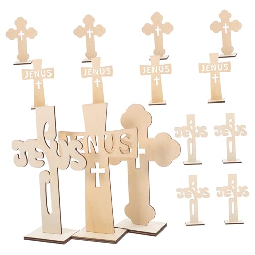 ifundom 15 Stück Teiliges Holzkreuz Deko Handgefertigte Kreuz Form Vielseitig als Tisch und Garten Dekoration Diy Holzhandwerk Religiöse Holzkreuze für Haus Büro ifundom 15 Stück Teiliges Holzkreuz Deko Handgefertigte Kreuz Form Vielseitig als Tisch und Garten Dekoration Diy Holzhandwerk Religiöse Holzkreuze für Haus Büro von ifundom