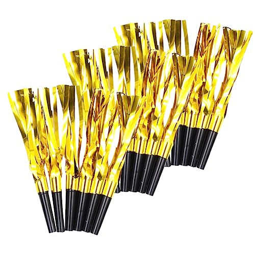 ifundom 18 Stück Pfeife Zappeln Blase Becher Lichtschwert Tassen Partyhörner Und Gebläse Lärmmacher Partygeschenke Blowouts Krachmacher Partykrachmacher Golden Plastik ifundom 18 Stück Pfeife Zappeln Blase Becher Lichtschwert Tassen Partyhörner Und Gebläse Lärmmacher Partygeschenke Blowouts Krachmacher Partykrachmacher Golden Plastik von ifundom