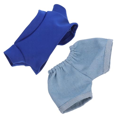 ifundom 1satz Bär Kleidung Set T-Shirt Und Hose Für Puppen Und Stofftiere Weiche Und Bequeme Puppenkleidung Outfit Für Und Stilvolle Auftritte von ifundom