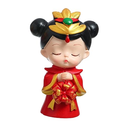 ifundom Einzigartige Braut Figur Kuchen Topper Bräutigam Harz Kuchen Topper für Hochzeit Dekorative Zubehör von ifundom
