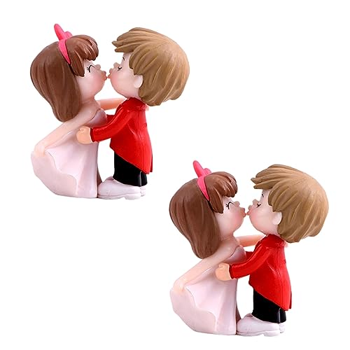 ifundom 2 Paar Hochzeitsdekorationspuppe Figur Mini Dollhouse Mini-Kuchen Miniaturen dekoration schlafzimmer bedroom decoration Kusspuppen Landschaftsornamente Paar küssen Ornament Plastik ifundom 2 Paar Hochzeitsdekorationspuppe Figur Mini Dollhouse Mini-Kuchen Miniaturen dekoration schlafzimmer bedroom decoration Kusspuppen Landschaftsornamente Paar küssen Ornament Plastik von ifundom