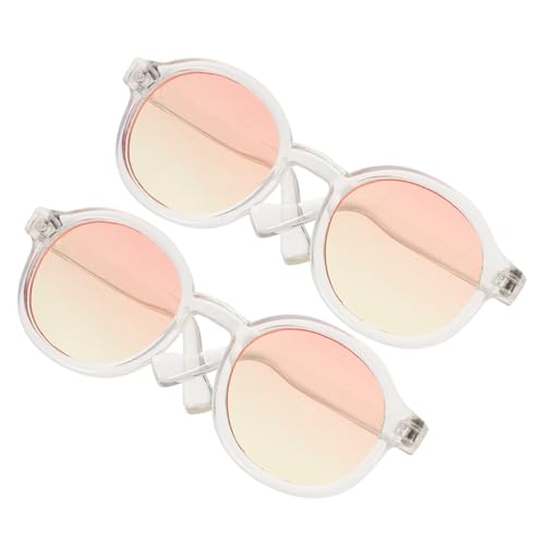 ifundom 2 Paare Puppe Mini-Brille Begeisterte Frauen Ästhetische Sonnenbrillen Damen Lichtbrille Polarisierte Plastik ifundom 2 Paare Puppe Mini-Brille Begeisterte Frauen Ästhetische Sonnenbrillen Damen Lichtbrille Polarisierte Plastik von ifundom
