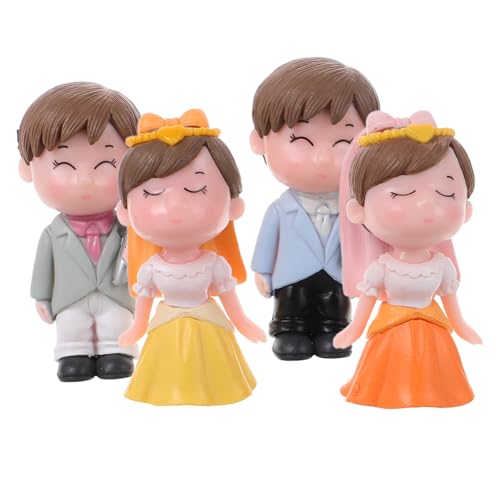 ifundom 2 Paare Tortenfigur Teiliges Hochzeitstorte Topper Deko Romantische Tortendekoration für Hochzeiten Diy Cake Accessory für Kreative Feiern Langlebige Kunststoffelemente ifundom 2 Paare Tortenfigur Teiliges Hochzeitstorte Topper Deko Romantische Tortendekoration für Hochzeiten Diy Cake Accessory für Kreative Feiern Langlebige Kunststoffelemente von ifundom